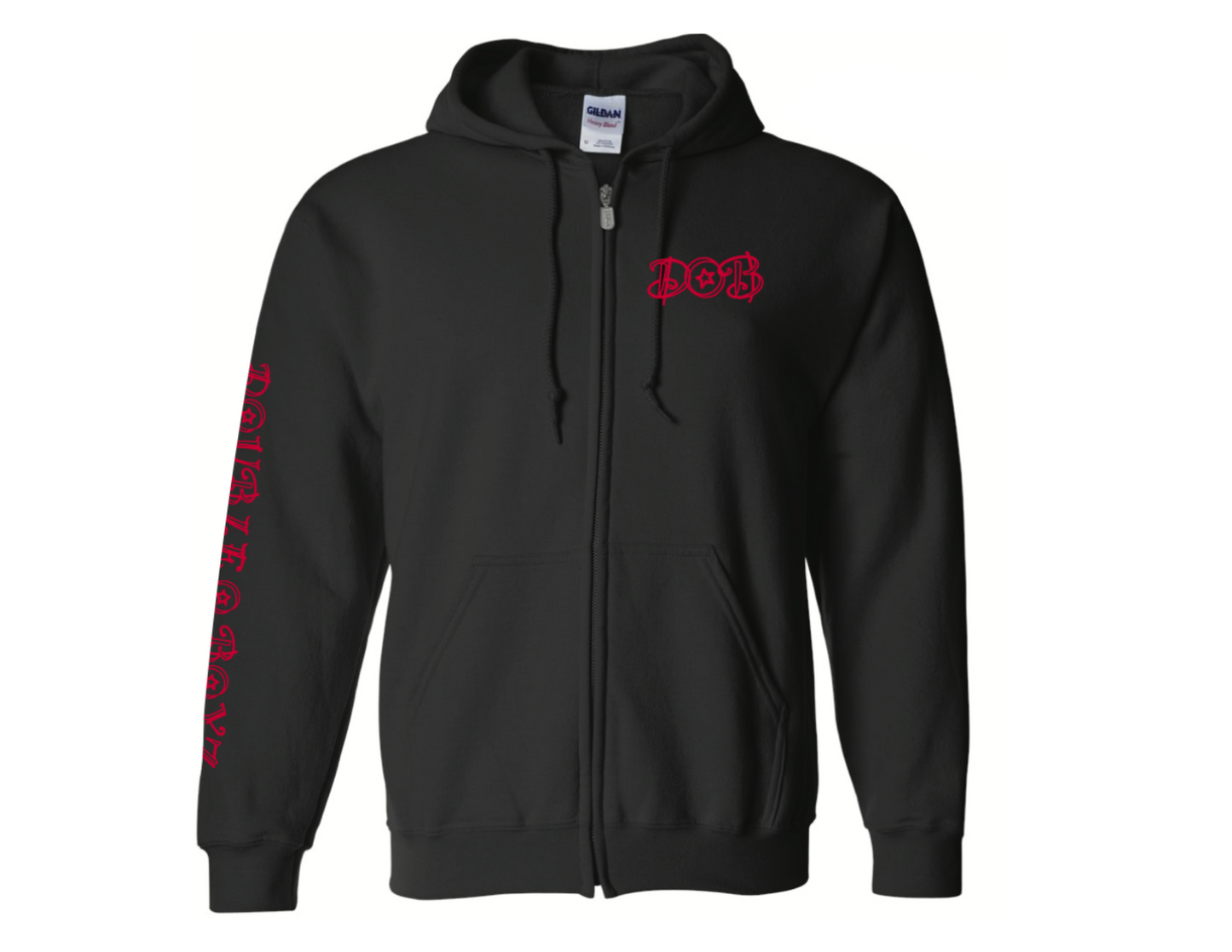 DOB ZIP UP - RED