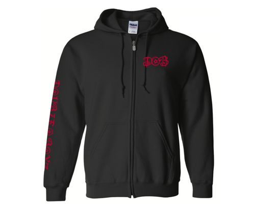 DOB ZIP UP - RED